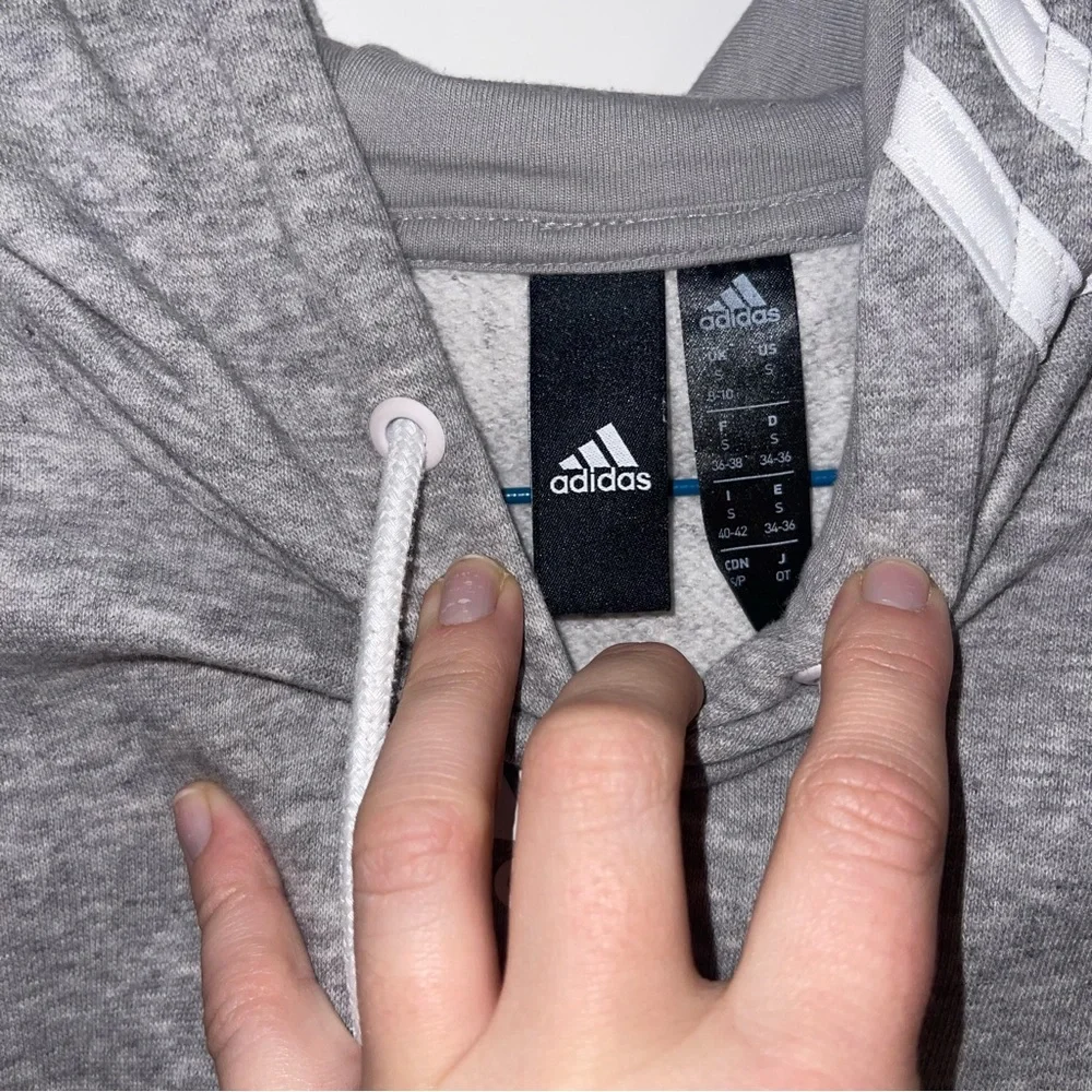 Adidas Gray Women's Hoodie Sweater Size Small